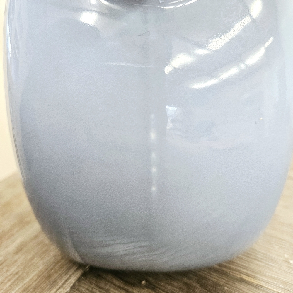 Vintage FIESTAWARE Ceramic Art Deco Style Large Disk Pitcher in Periwinkle Blue - Picture 11 of 12